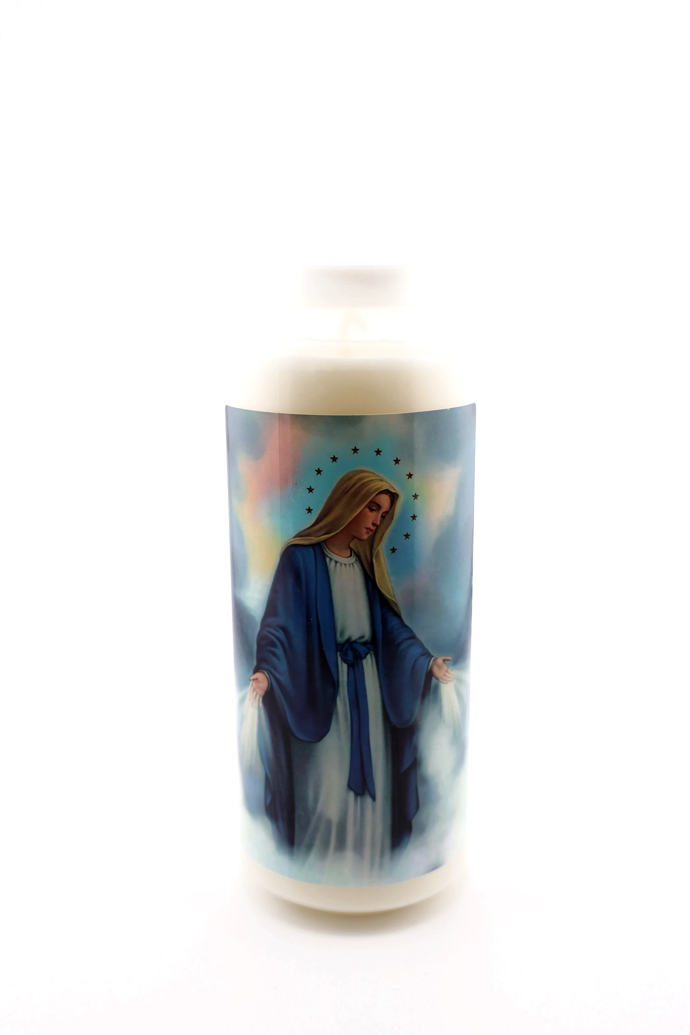 Vela neuvaine (9 jours) Virgen Milagrosa con oración bilingüe - Image 2