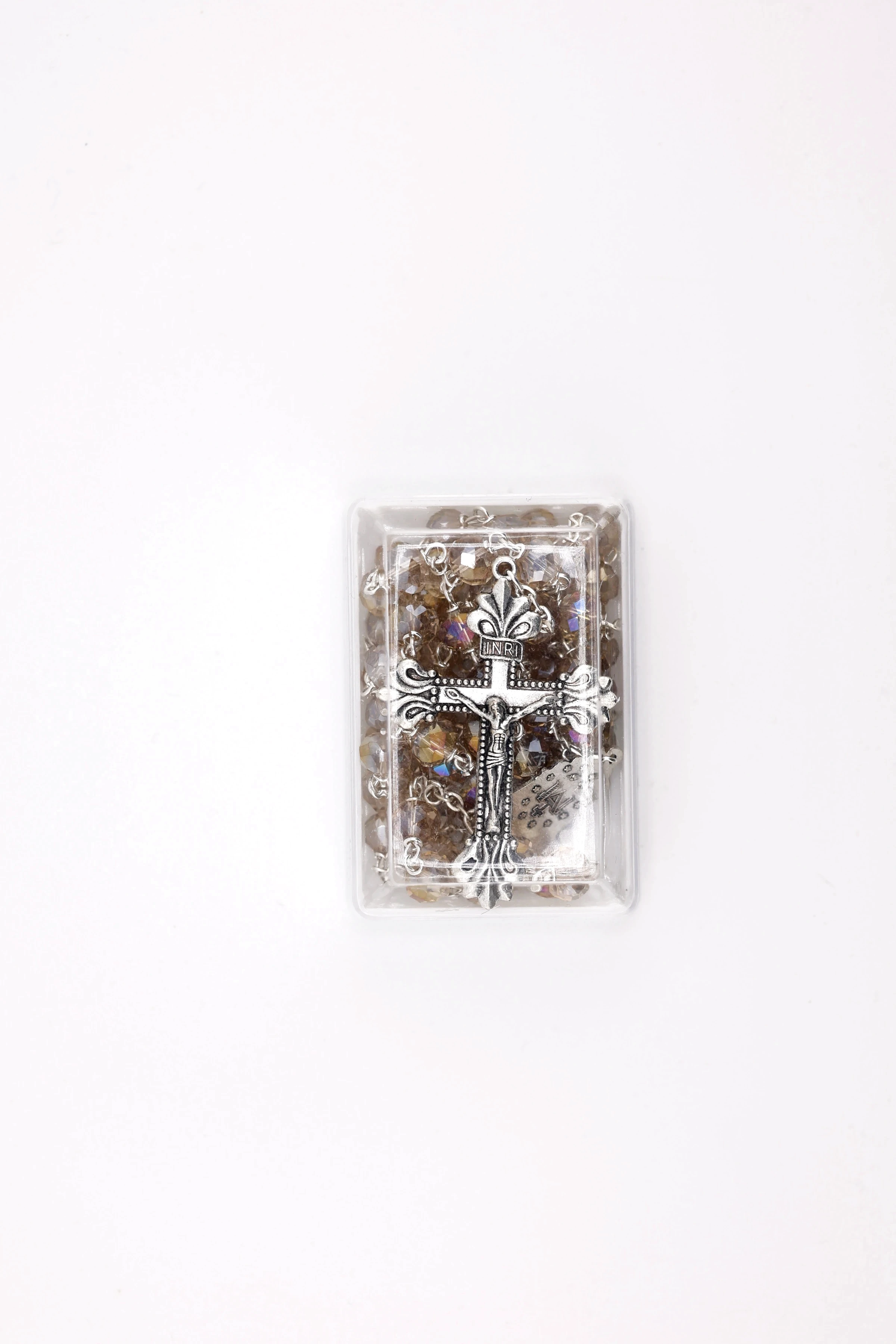 Rosary amber crystal with box - Image 2