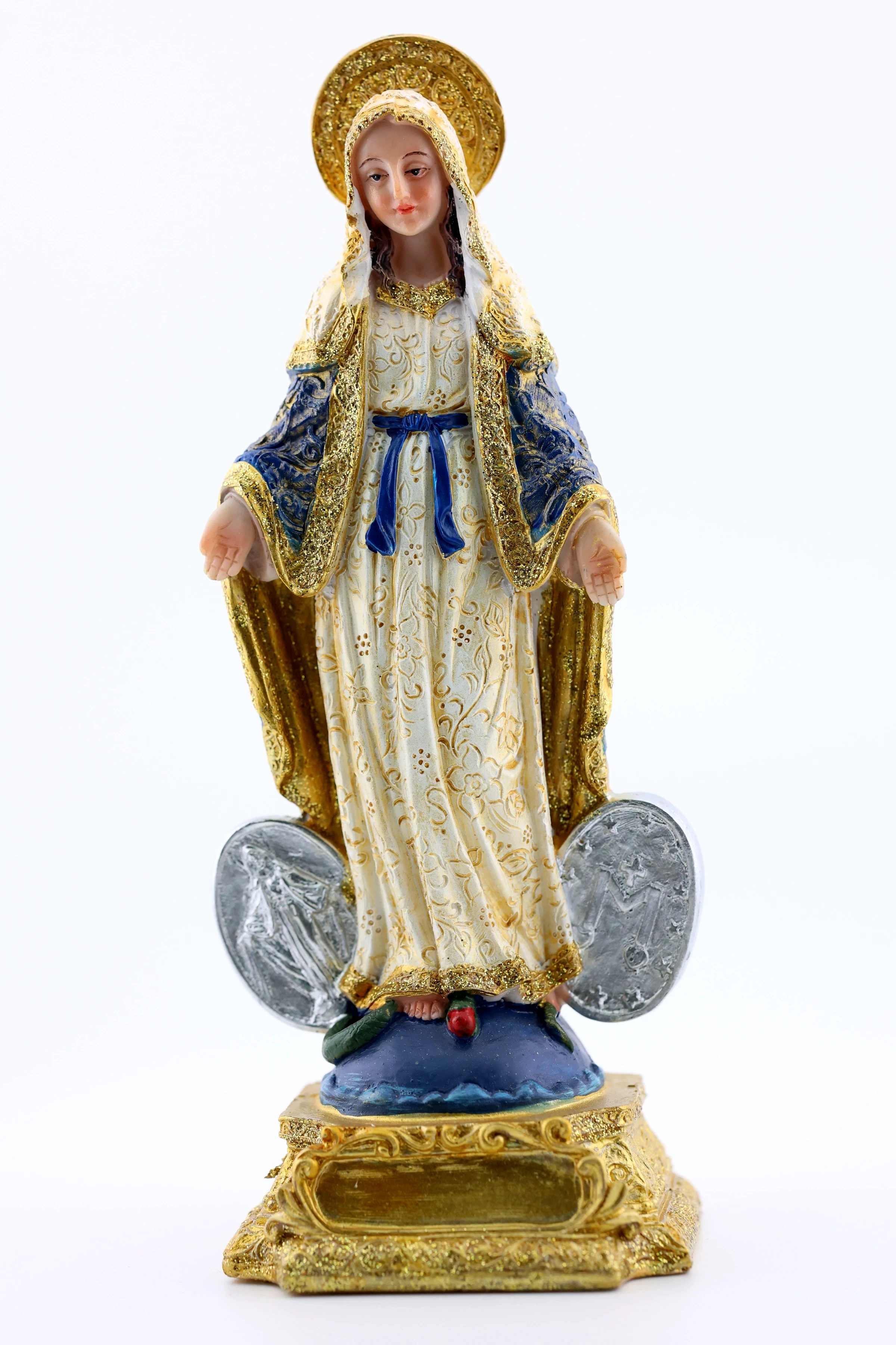 Statue Miraculeuse détail doré